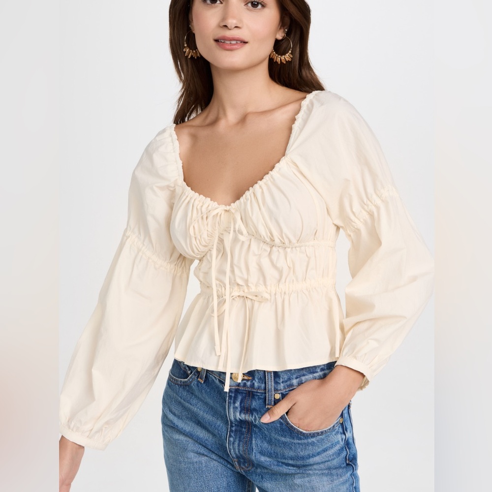Ciao Lucia Capella top in cream. Worn once!